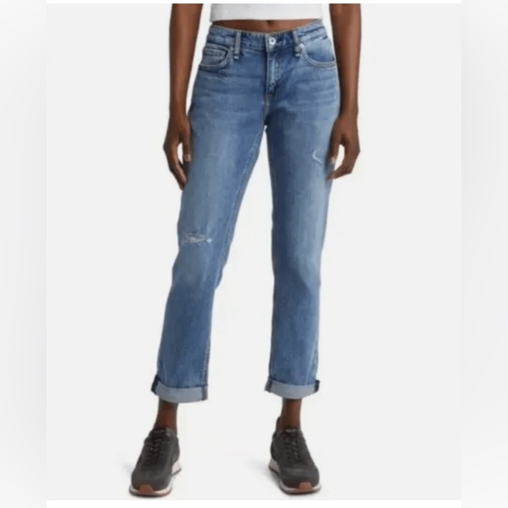 Anthropologie Rag And Bone Low Rise Dre Slim Boyfriend Jeans Size 29